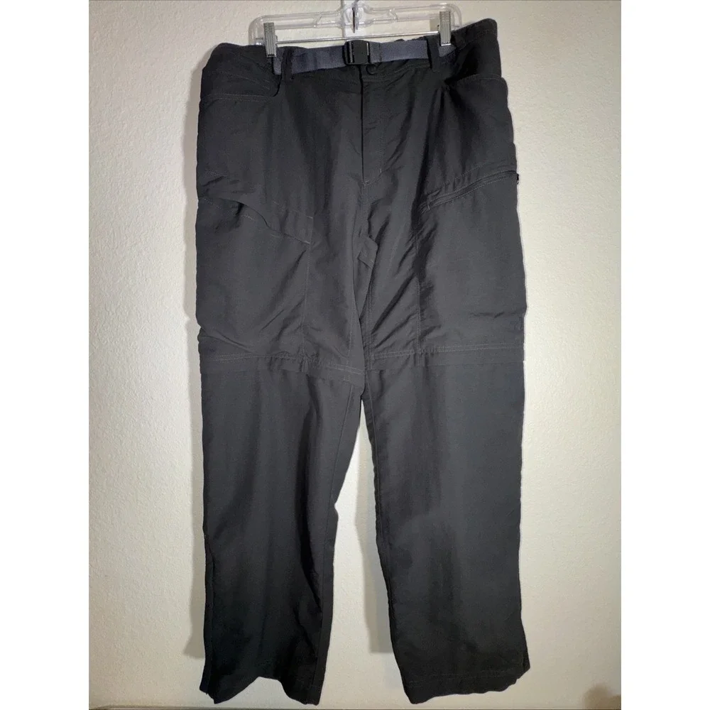 The North Face Mens Paramount Peak II Convertible Pants Shorts Gray XL Hiking